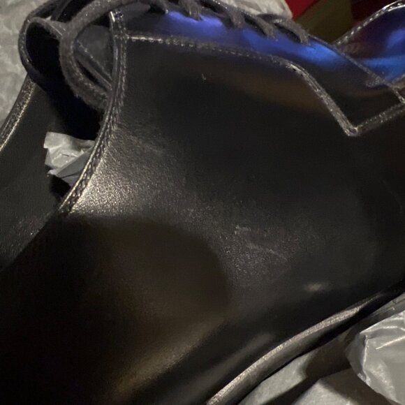 Tom Ford Leather Bos Taurus Men Shoes Formal Dress Shoes Size US12 - Picture 12 of 15